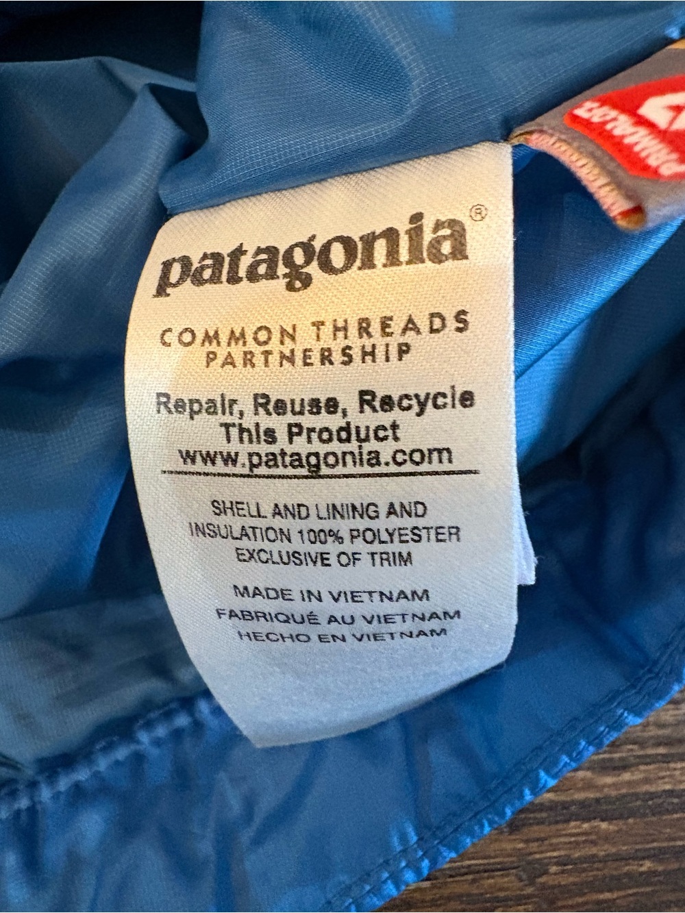 Patagonia Nano Puff Vest Mens Large Blue Quilted Synthetic Insulated - Picture 6 of 9